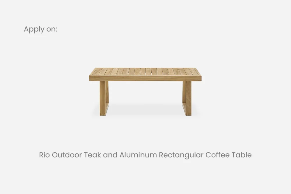 Rio Outdoor Rectangular Coffee Table Cover