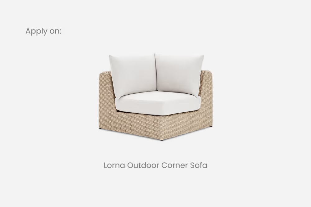 Lorna Outdoor Corner Sofa Cover
