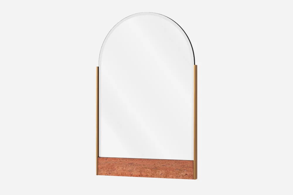 Crimson Wall Mirror