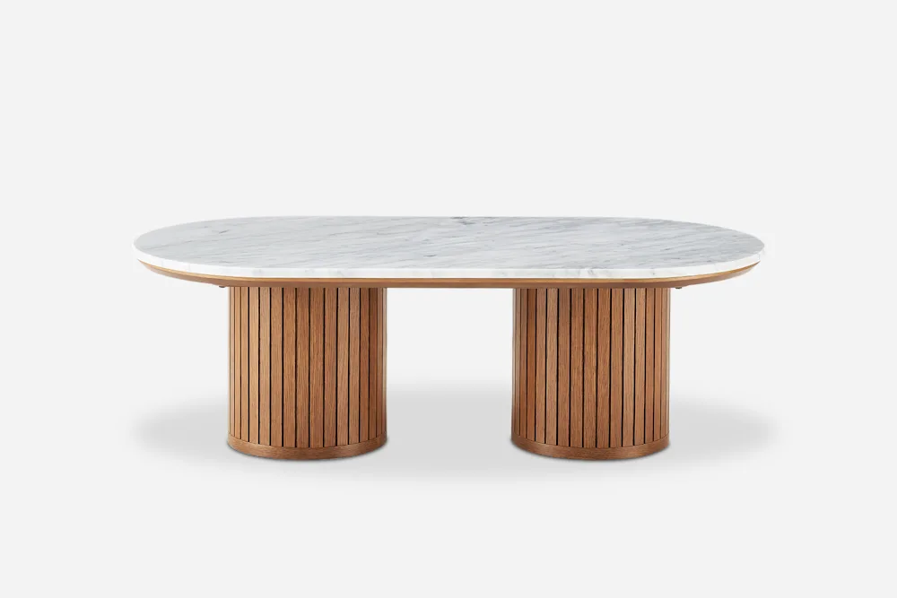 Harper Marble Rectangular Coffee Table 