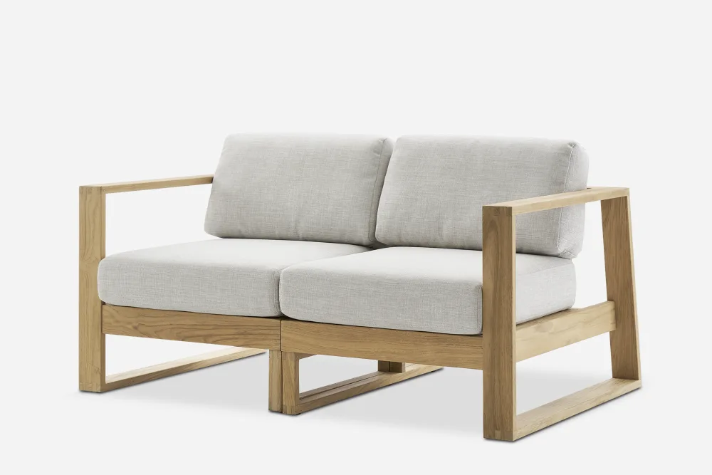 Rio Outdoor Teak Loveseat 