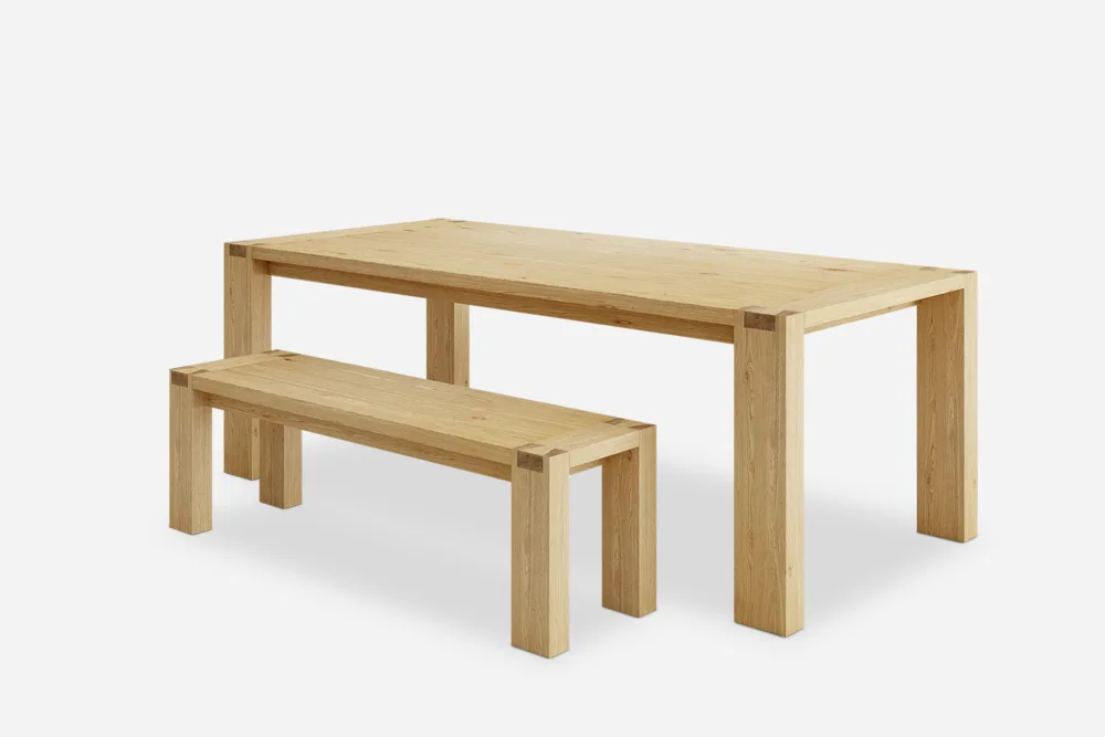 Bradley Dining Table with Bench Set 