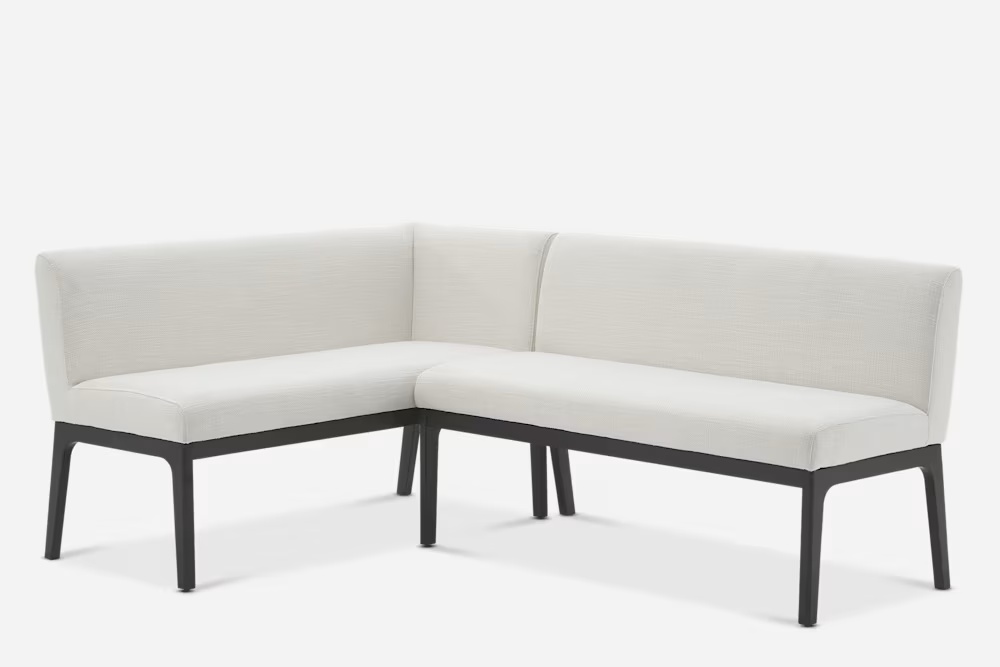 Elliot Performance Fabric L-Shape Banquette 