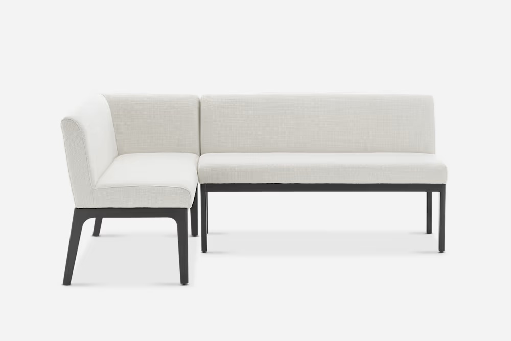 Elliot Performance Fabric L-Shape Banquette