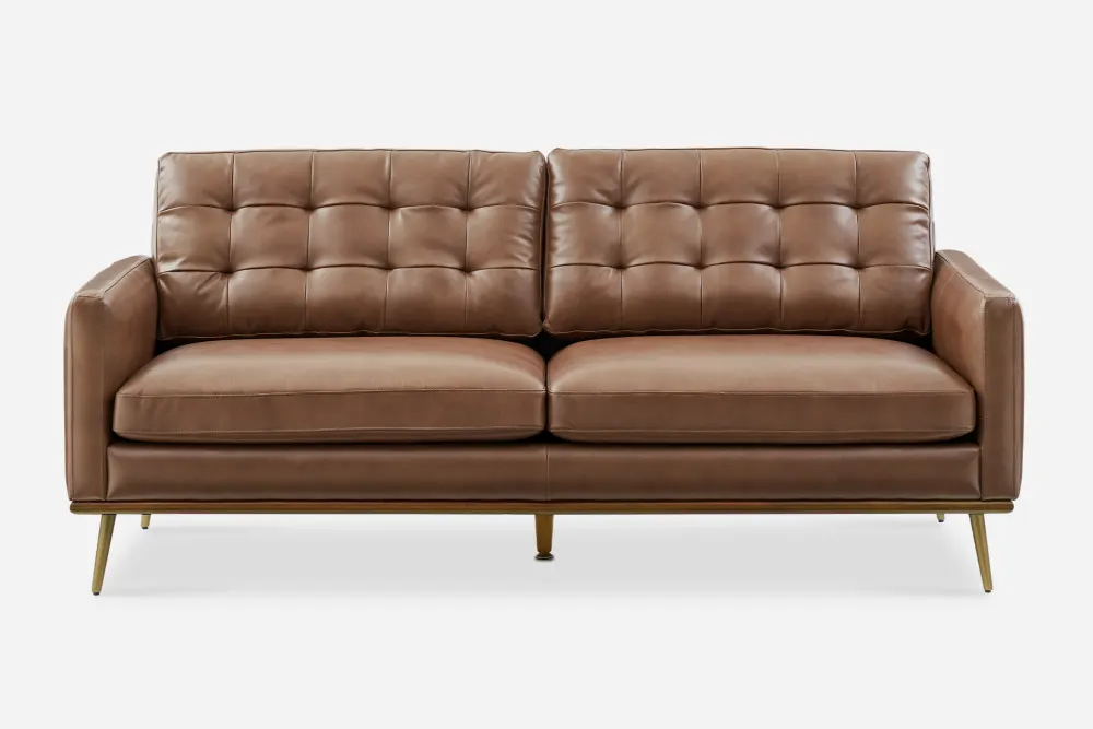 Isaac Leather Sofa 