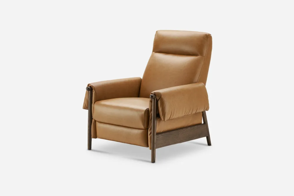 Dean Leather Recliner Armchair 