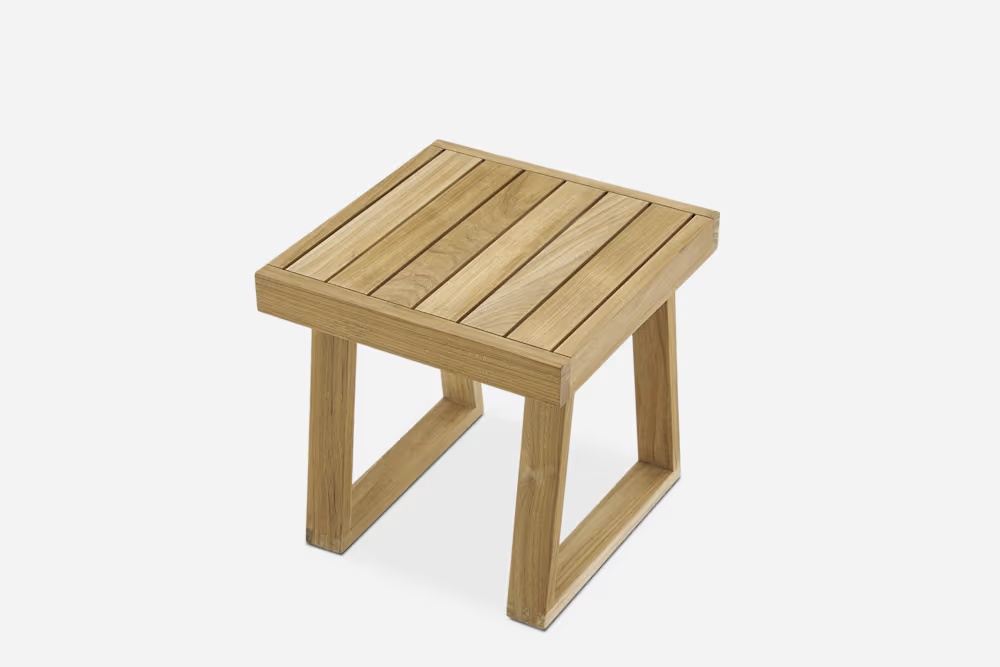 Rio Outdoor Teak Square Side Table