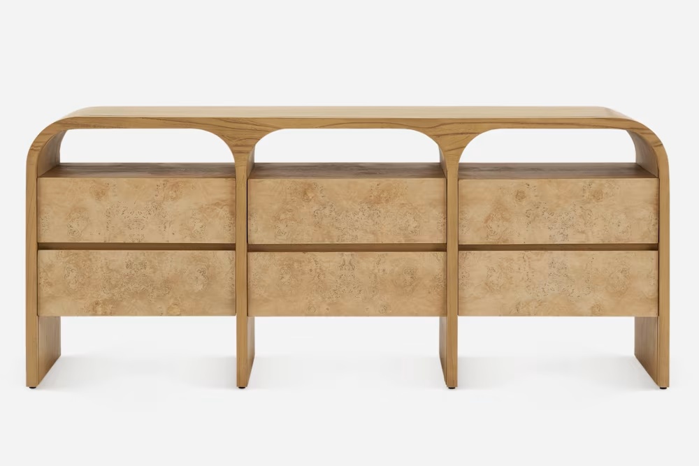 Crescent 6-Drawer Dresser 