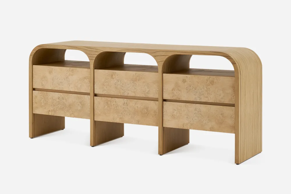 Crescent 6-Drawer Dresser