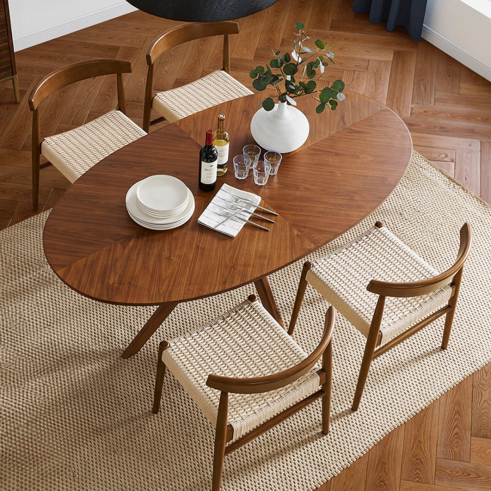 Brighton Oval Dining Table with Austen Chair Set